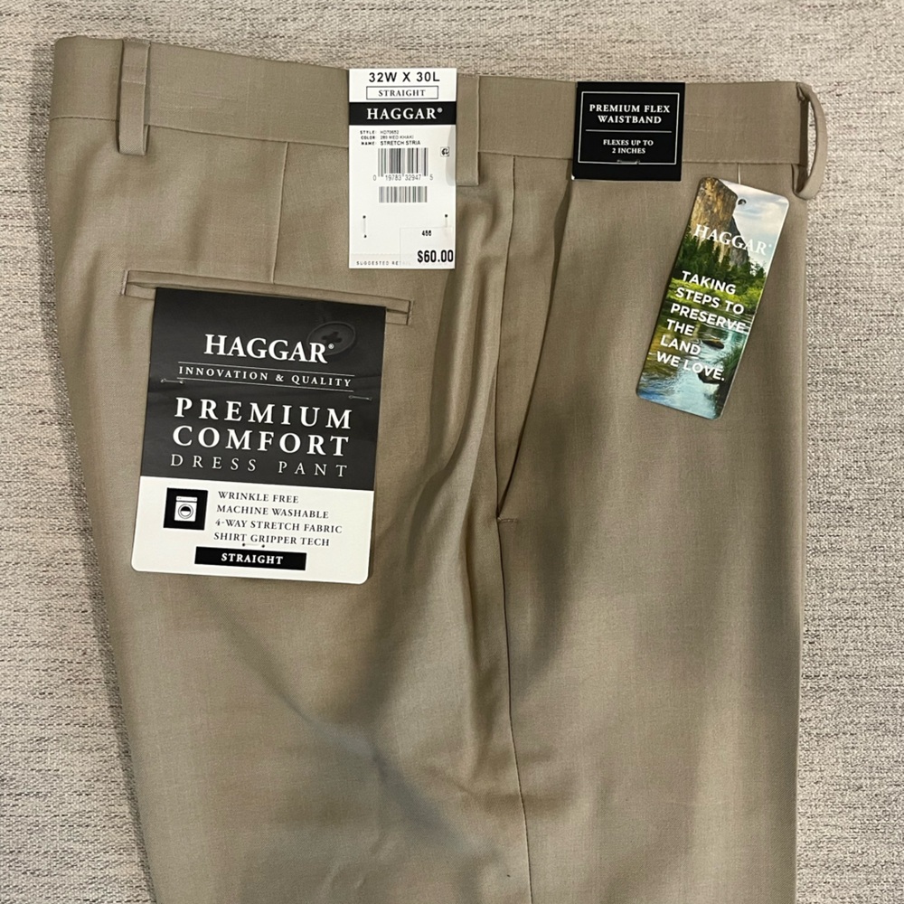 Haggar Tan Dress Pants Versatile Style